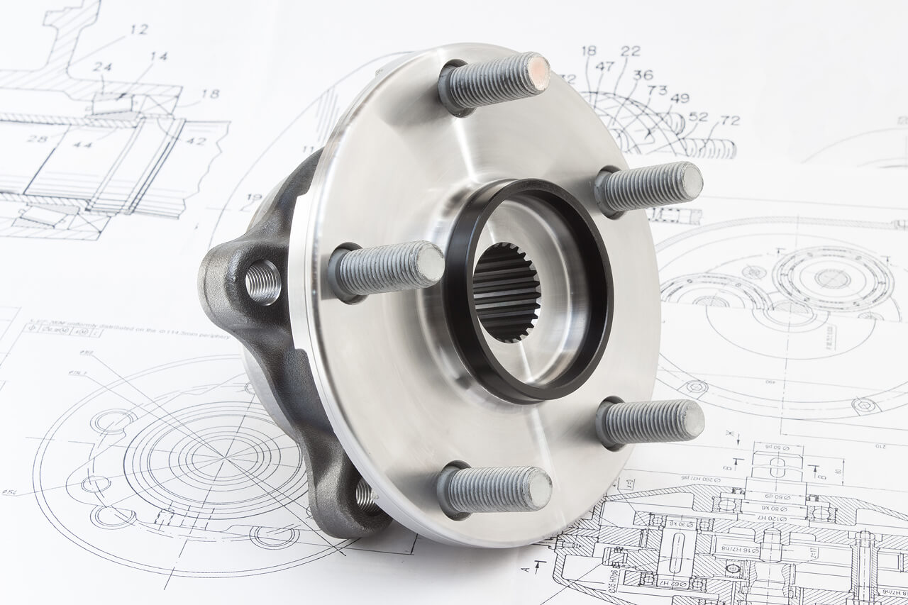 Car wheel bearing hub